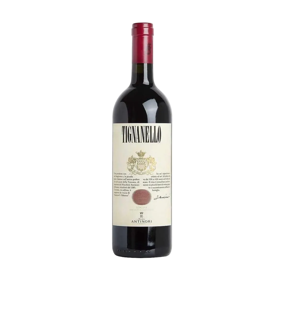 Bottiglia Tignanello Antinori Cabernet Sauvignon Toscana