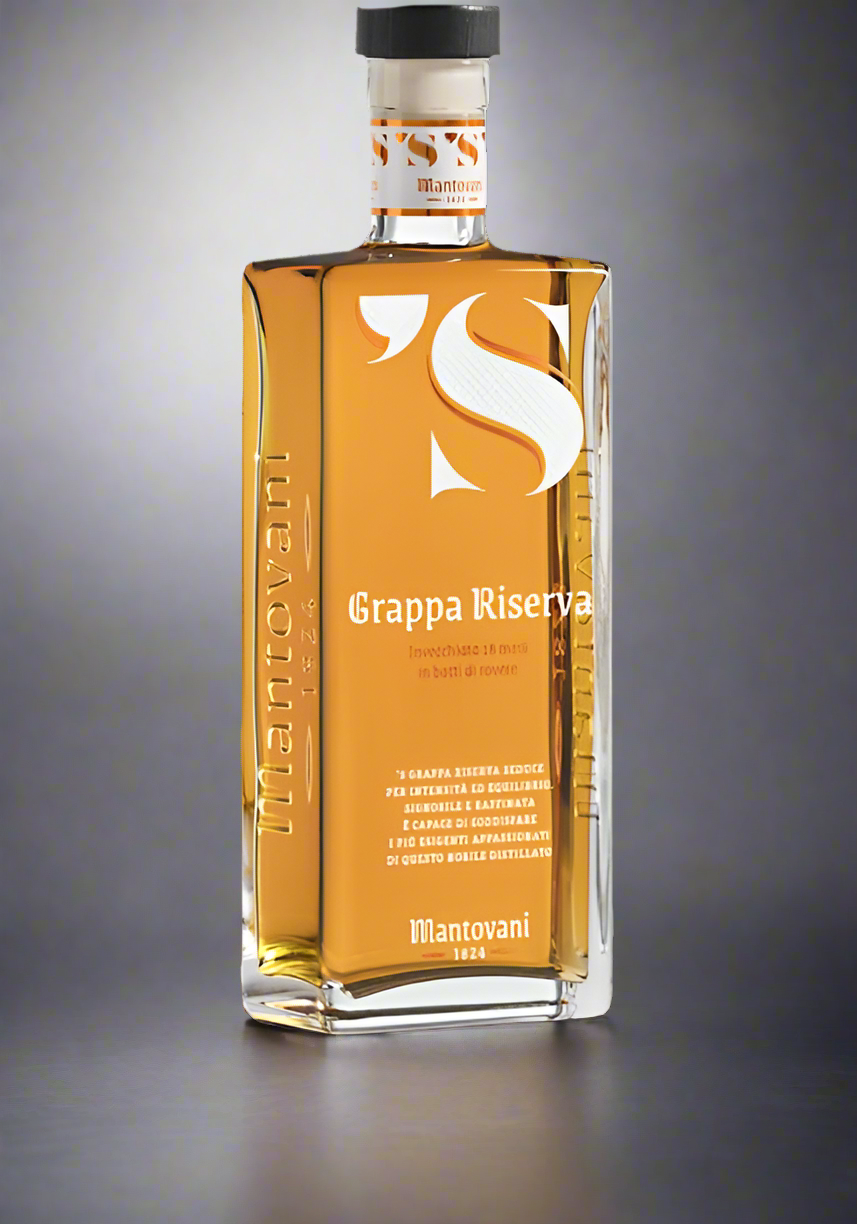 'S Mantovani Grappa Riserva Invecchiata 18 mesi